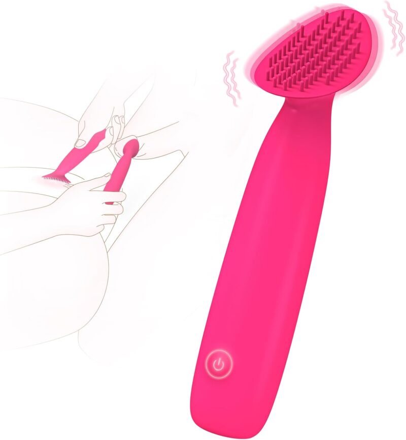 Adult Toys Vibrator Wand, Couples Sex Toys for Penis Vulva Clitoral Stimulator, Mini Bullet Vibrators with 10 Vibration Modes, Sexual Pleasure Tools for Women, Female Adult Sex Toys & Games (Pink)