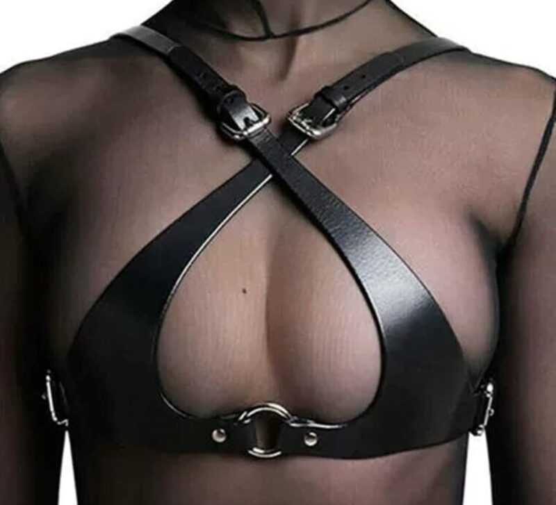Full Body Bondage Leather Harness Sexy Lingerie Fetish Chest Body Leg Straps BDSM Harness Restraints Gothic Punk Sex Harnesses Restraints Sex Toy for Women - Image 2