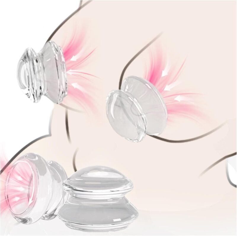 Nipple Suckers Clamps Sex Toys for Women Pleasure, Transparent Silicone Nipple Suction Sex Toy, BDSM Female Couples Adult Sex Toys,  Nipple Sucking Sexual Stimulation Device for Women