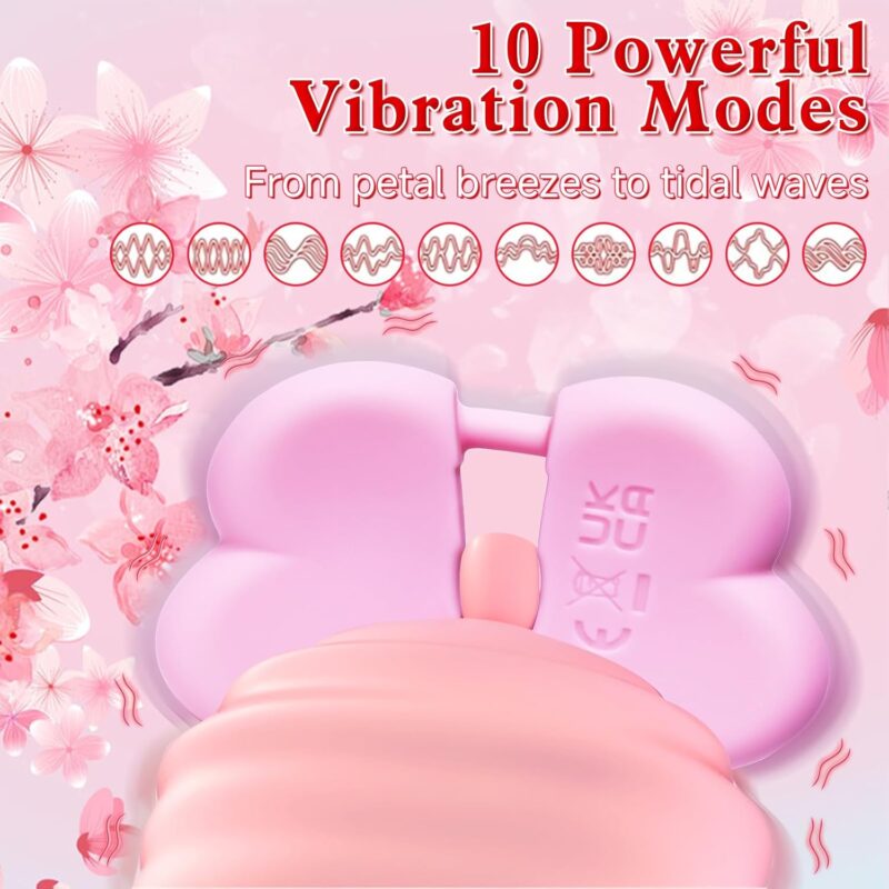 Nipple Toys Vibrator Sex Toys for Women,BDSM Toys 1 Pair Vibrating Nipple Clamps with Remote Control,Couples & Women Sex Toy,Female Pleasure Adult Toys Wear Invisibly - Image 2